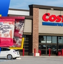 costco store exterior and featured item