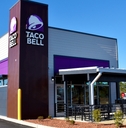 exterior of taco bell fast food restaurant