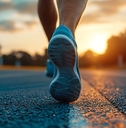 A runner&#x27;s foot