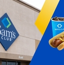 Sam&#x27;s club store exterior and featured item