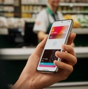 Using smartphone wallet to pay using card connected to phone