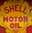 vintage shell motor oil sign