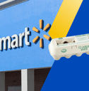 A Walmart store front
