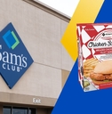 Sam&#x27;s club store exterior and featured item