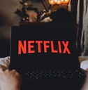 Person watching Netflix 