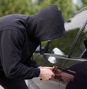 burglar hijacks Auto