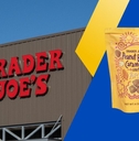 trader joes store exterior and featured item