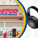 Costco store exterior and featured item