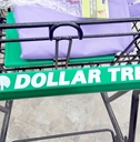 Close-Up of a Dollar Tree Shopping Cart