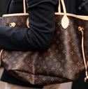 A close up of a Louise Vutton bag