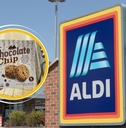 Aldi store exterior and featured item