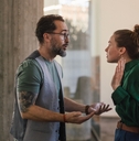 colleagues arguing in office