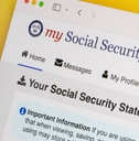 Webpage of My Social Security account