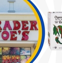 trader joes store exterior and featured item