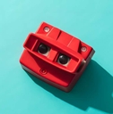 image of a red view master toy