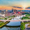 aerial view of nashville tennessee