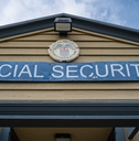 The sign on the Social Security