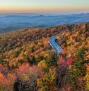 fall foliage along the blue ridge parkway