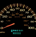 300,000 car odometer, high mielage
