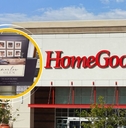 Home Goods store logo and featured item
