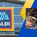 Aldi template with german chocolate cake