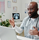 online doctor in uniform