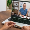telehealth consultation with a nurse 