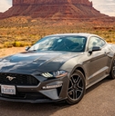 ford mustang parked