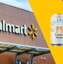 walmart storefront with olipop cream soda