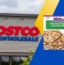 Costco storefront with Milton&#x27;s frozen pizza