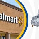 Walmart store exterior and featured item
