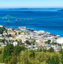city view of astoria oregon 
