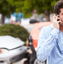 Stressed teen calling about an accident
