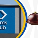 Sam&#x27;s club store exterior and featured product