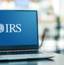 laptop displaying logo of the internal revenue service