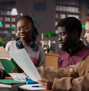 college students studying
