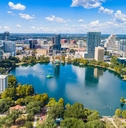aerial view of a florida city on a sunny day