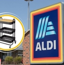 Aldi store logo and featured item