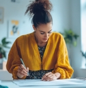 fashion designer sketching
