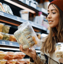 person grocery shopping