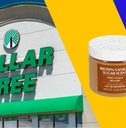 Dollar Tree storefront with air freshener collage 