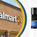 Walmart storefront with Keurig machine collage