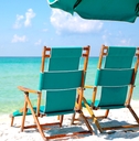 summer vacation beach chairs