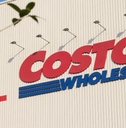 Costco logo is seen at its store in Ningbo