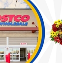 Costco template with floral bouquet