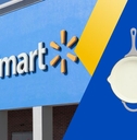 Walmart storefront with cast iron skillet