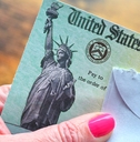 Holding Social Security check