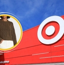 target store exterior and featured item
