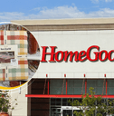 Collage of HomeGoods store front and product table cover