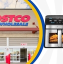 Costco storefront with air fryer